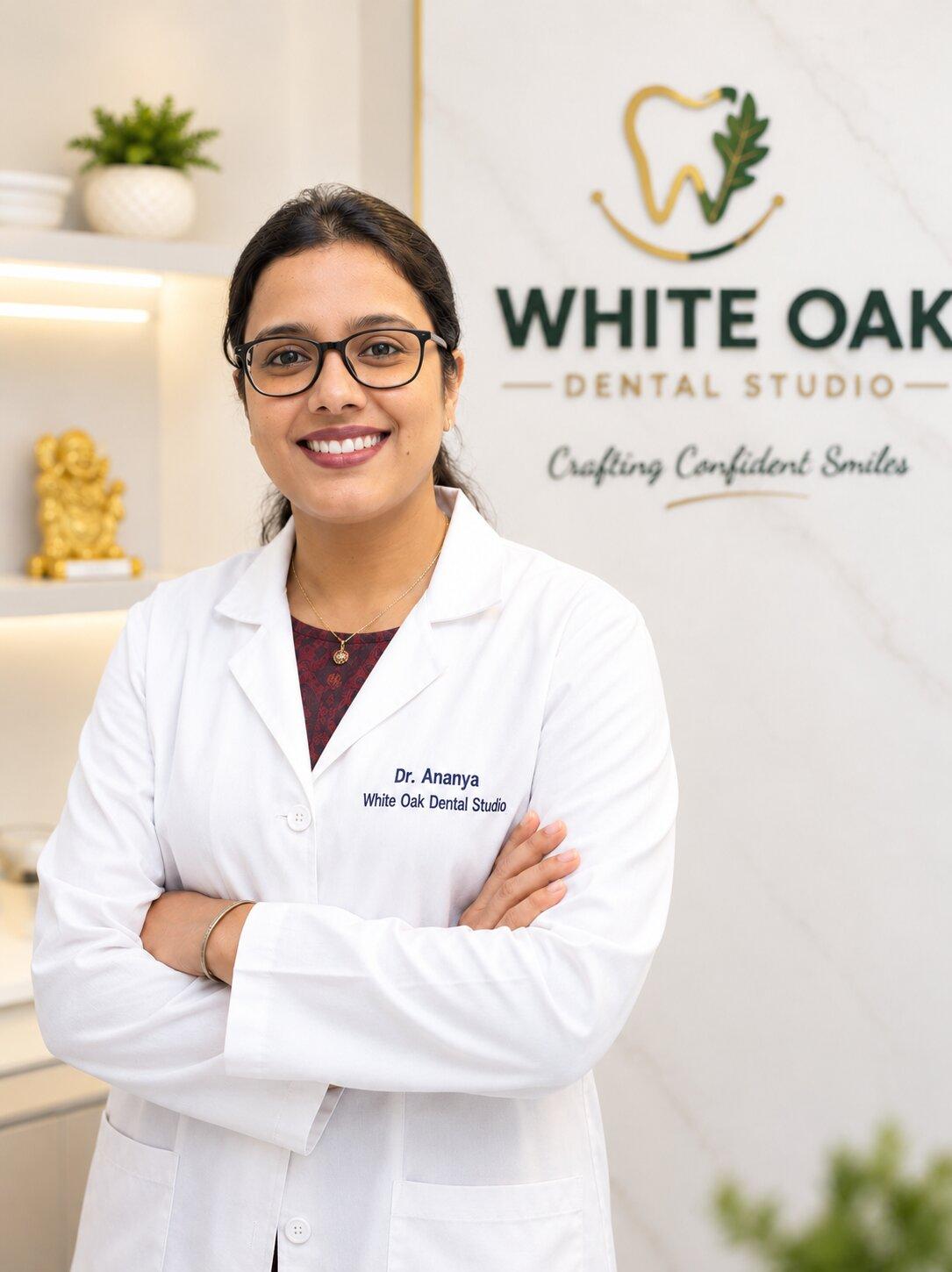 Dr. Ananya — MDS Prosthodontist, White Oak Dental Studio Ranchi